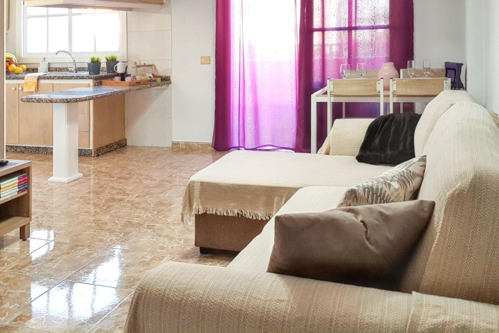 Bright Apartment In Puerto De Santiago 65 M² Terrace Exteriér fotografie
