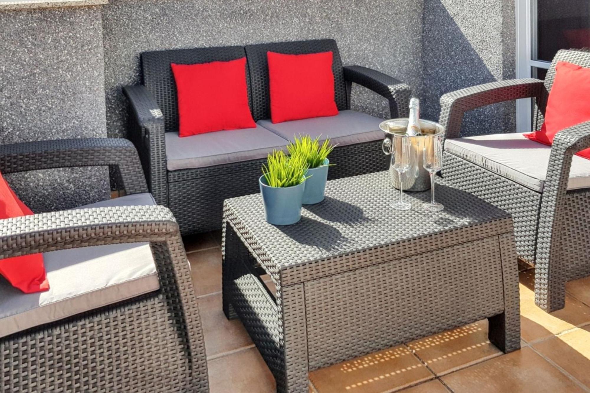 Bright Apartment In Puerto De Santiago 65 M² Terrace Exteriér fotografie